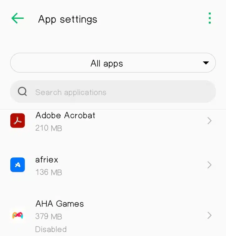 Uninstall Unused Apps