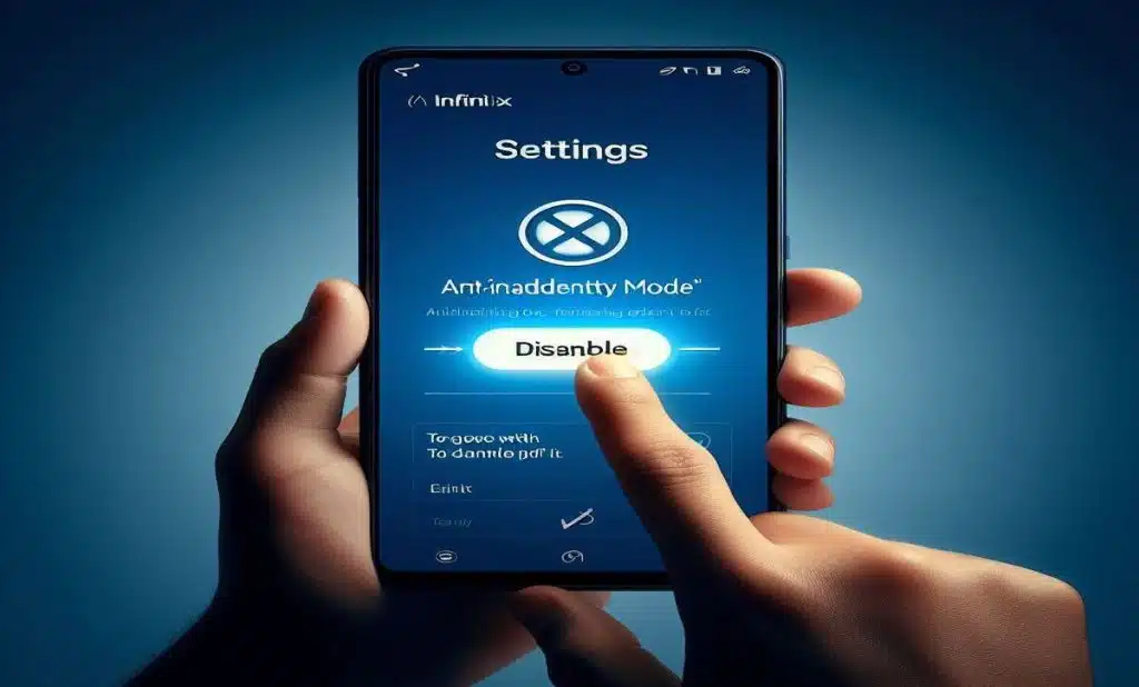 ⁠⁠How to Remove Anti Inadvertently Mode in Infinix